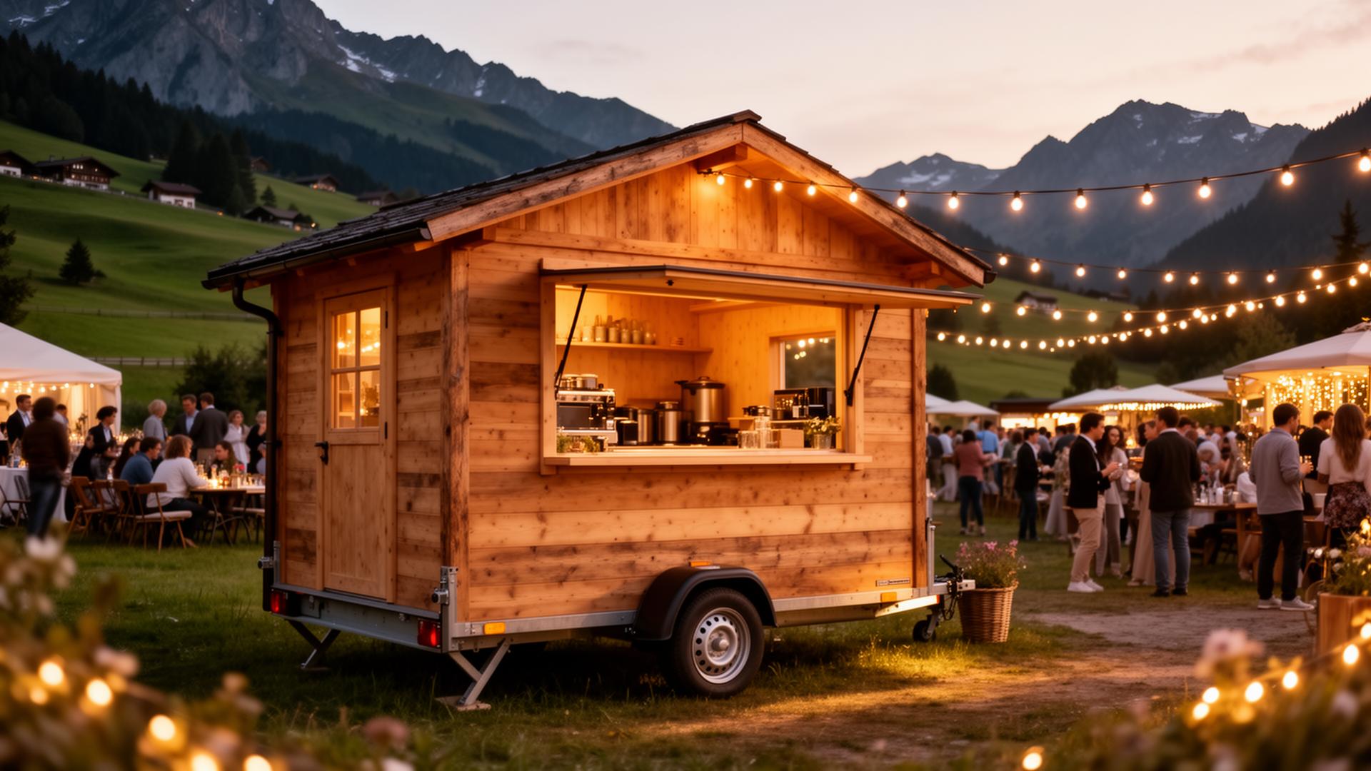 Foodtruck in den Alpen